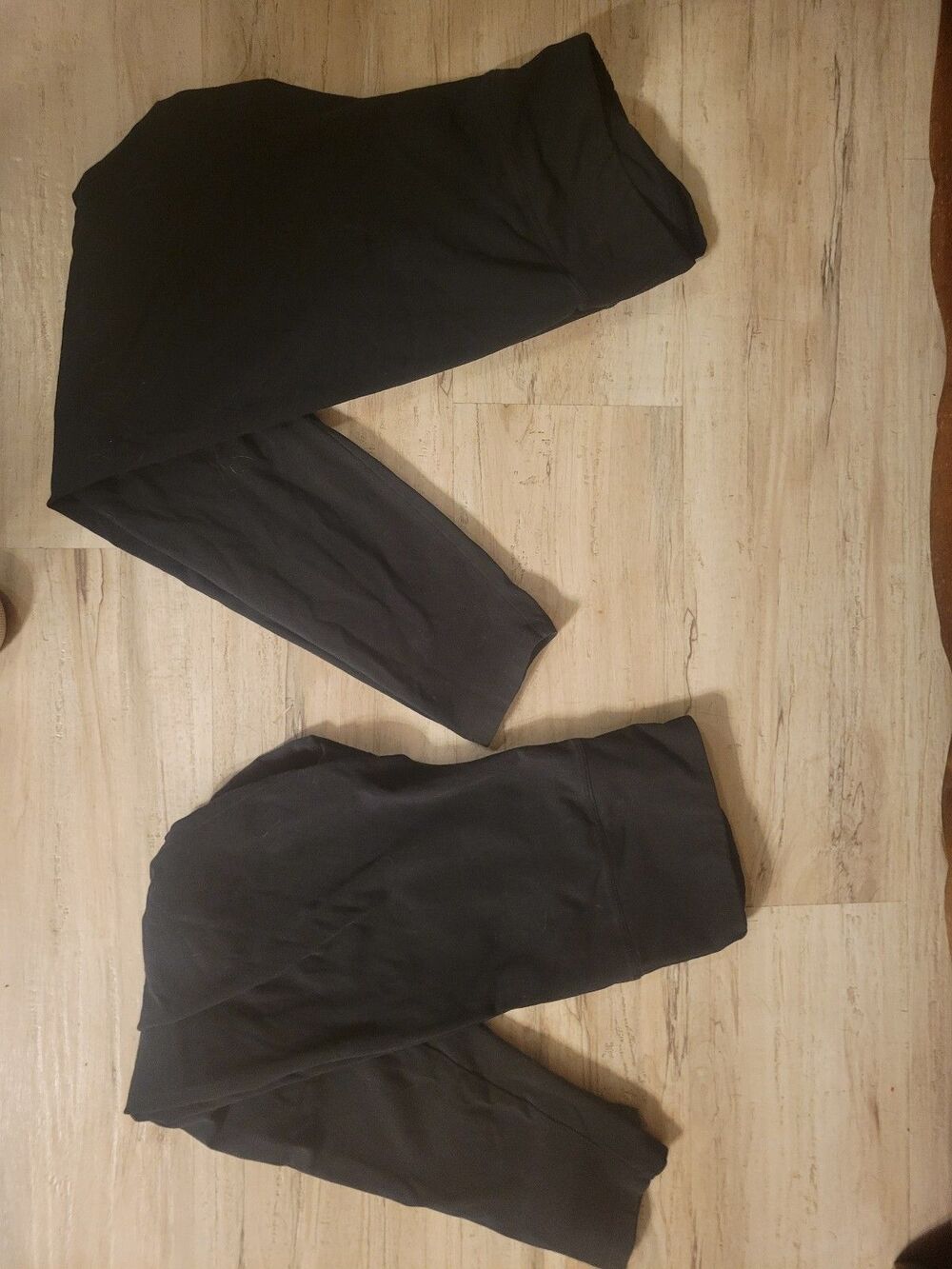 Two pairs of black EXPRESS BRAND leggings
